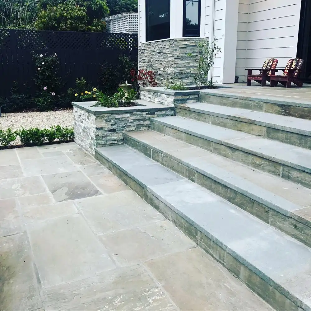 Bluestone stairs planters and patio_result